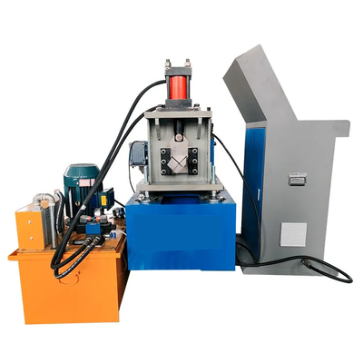 Automatische metalen strip 50 * 50 L-hoekstaal walst het vormen van aangepaste machine koud