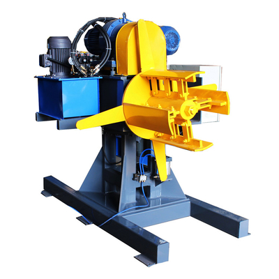 Aangepaste Automatische Dubbele Hoofdstaalrol Hydraulische 5T 10T Decoiler