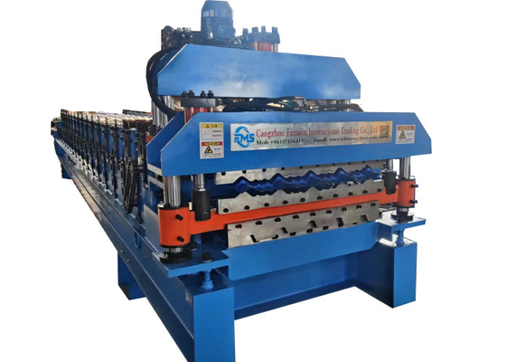 5t hard Met een laag bedekt Chrome walst het Vormen van Machine Dubbele Laag voor koud Gegalvaniseerd Staal