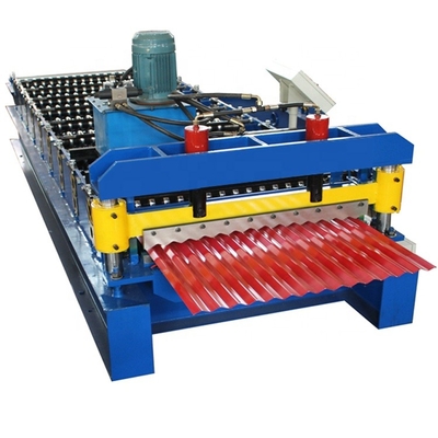 Verstelbare snijlengte stud rollenvormende machine met PLC-besturingssysteem