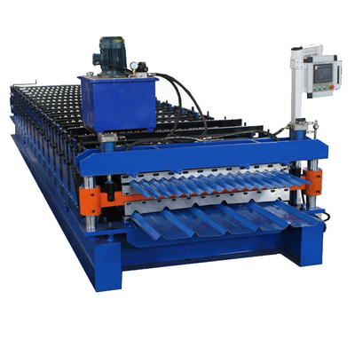Betrouwbare machine voor het maken van metalen daktegels Dikte 0,3-0,8 mm