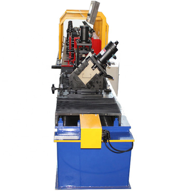 Op maat gemaakte C U Channel Track Roll Forming Machine met PLC Control System