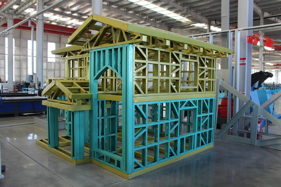 2024 Nieuw ontwerp Fabrieksprijs Lichte Gauge Staal Villa Frame Roll Forming Machine