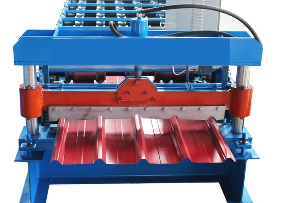 2T capaciteit keten aandrijving daktegel rollen vormmachine met 1250mm en 380V Power