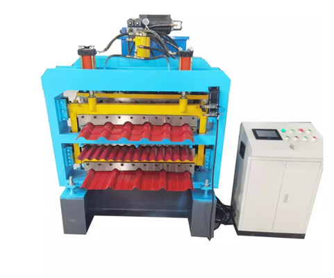 Drie-laag 3 laag dakplaat maken machine met 18 stations