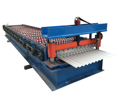 Volledig automatische rollenvormende machine voor gegolfde containerplaten 15 m/min