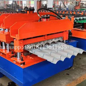 4meter/Min Glazed Tile Roll Forming-Machine met 18 Rijen