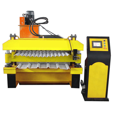 Ppgi plooide 0.3mm het Blad van het Metaaldakwerk Vormt volledig Automatische Machine