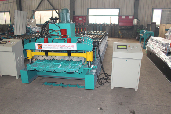 Verglaasd de Tegelbroodje die van het metaalblad PPGI 380V60Hz Automatische Machine vormen